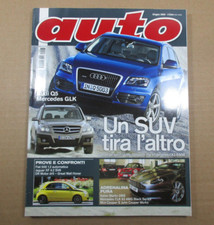 Rivista AUTO giugno 2008 Mercedes GLK Audi Q5 SUV Jaguar XF Aston Martin Cooper