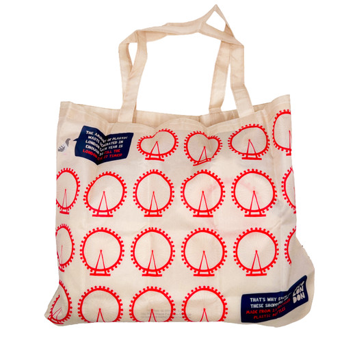 London foldaway shopper bag - london,