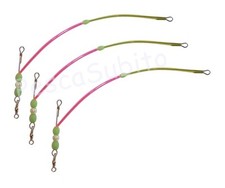 3 braccioli da surfcasting attacco piombo trave pesca surf casting antitangle tp