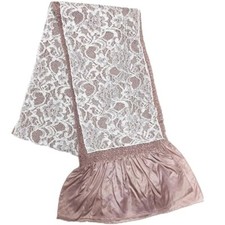 Sciarpa obiage in pizzo rosa