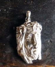 Face of Christ Pendant Silver