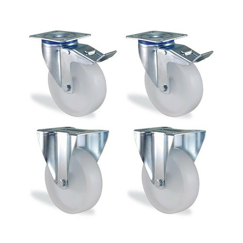 Set ruote girevoli freno - , e