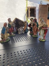 Presepe in cartapesta anni 50