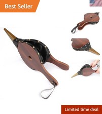 Classic Wooden Bellows - 15.5" Air Blower for Outdoor Cooking and Fire Pits