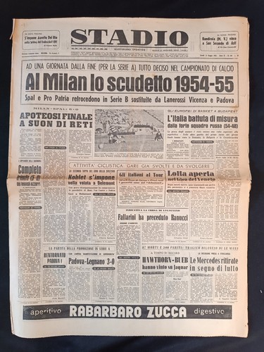 Rivista stadio anno 1955 - rivista,