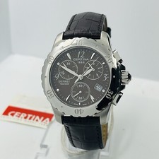 Orologio Svizzero Certina DS First Donna Cronografo 35mm Cristallo Zaffiro Marrone