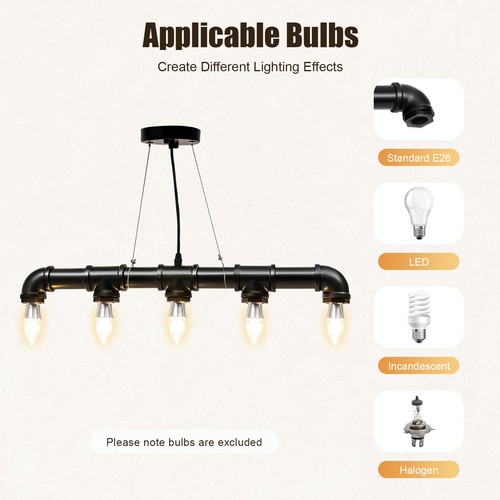 Lampada sospensione tubo - sospensione,