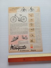 Garelli Bici Mosquito 49 anni 50 depliant ITALIANO originale