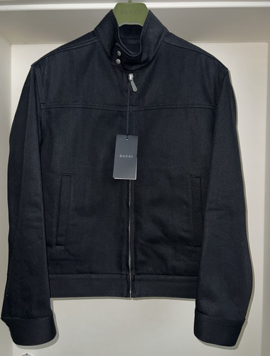 Gucci giacca denim uomo nera