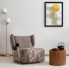 Poltrona imbottita colorata