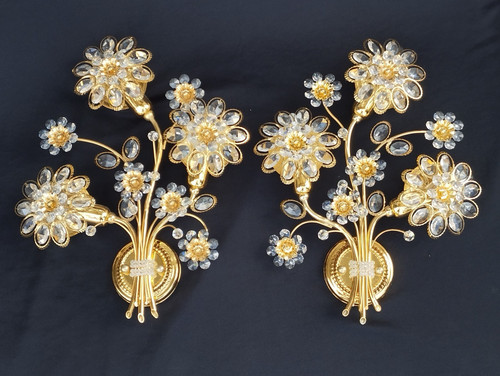 Paire appliques design palm - d'appliques,