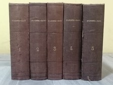 Manuale Della Letteratura Italiana D'Ancona Bacci 1899 5 Volumi Libri Rilegati