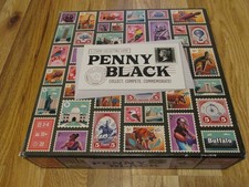 Penny Black Stamp Collecting Game - Buffalo Games - Complete - Ding and Dent