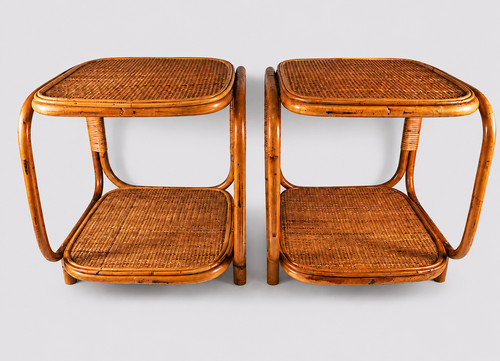 Coppia comodini vintage anni