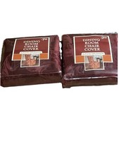 2 coprisedia senza braccioli Autunno Splendor nuovi con etichette adatti a sedie alte 42 pollici 