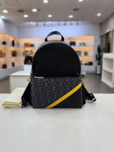 Fendi diagonal backpack - fendi,