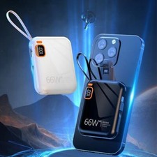 20000mAh Mini Power Bank 66W Ricarica Rapida PD20W Batteria Esterna Portatile Nuovo