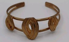Bracciale Donna Placcato Oro 18K Vintage Anni 60/70 Alta Qualità 