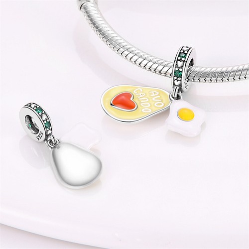 Ciondolo cuore can avocado - can,
