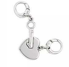 MOLTO RARO! Set Charm Chiave del Mio Cuore Marca Fossil Love | Acciaio Inox Argento