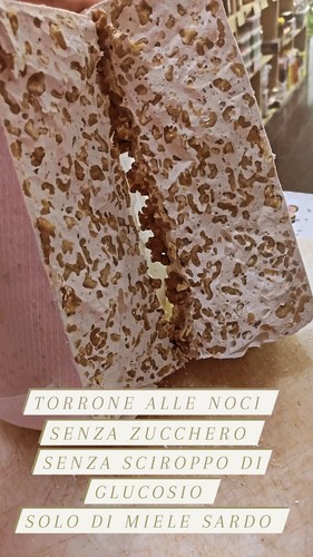 Torrone sardo artigianale - torrone, noci
