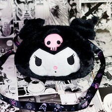 Kuromi Pouch Imbottita Morbida Borsetta Tracolla Pochette Bag Hello Kitty Haraju