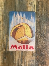 Insegna metallo motta - metallo,