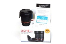 OBIETTIVO MANUALE SAMYANG 16MM F2 AS UMC CS PER CANON BELLO