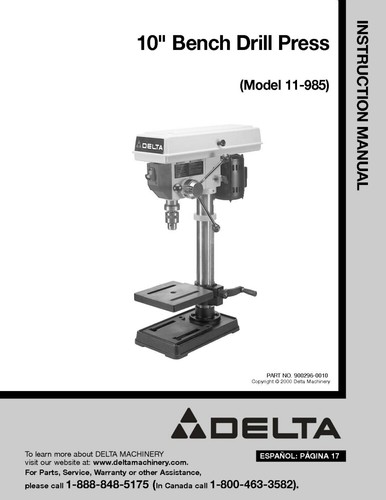 Delta 985 trapano banco - trapano,