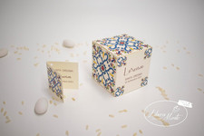 Invito per Una SANTA CRESIMA Tema Vietrese (Bigliettini Bomboniera 10Pz)