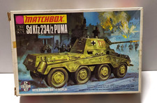 MATCHBOX  USATO 1:76 KIT MEZZO MILITARE SD KFZ 234/2 PUMA CON DIORAMA   PK-76