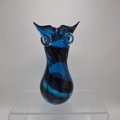 Vaso gufo vetro - gufo, in