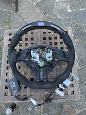 Volante inferiore piatto led alcantara BMW E46