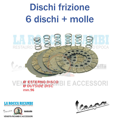 Kit dischi frizione - dischi, molle