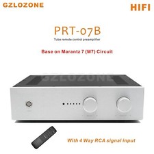 HIFI PRT07B Preamplificatore valvolare remoto con base ingresso RCA a 4 vie su Marantz 7 (M7)