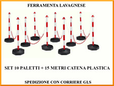 Set 10 paletti delimitazione+