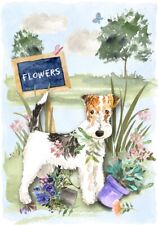 Filo Fox Terrier cane (4" x