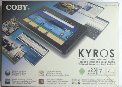Tablet coby kyros - tablet,