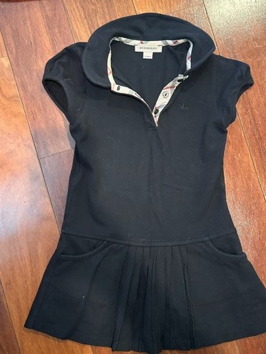Burberry girls black polo