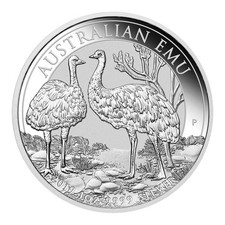 1 oz argento Australia EMU 1