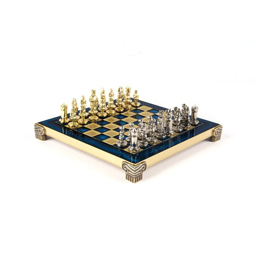 Set scacchi metallo con - scacchi, in