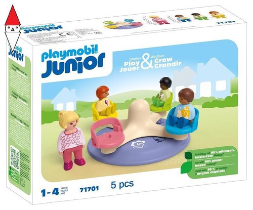 Costruzione playmobil giostra - costruzione,
