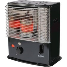 STUFA A COMBUSTIBILE LIQUIDO PORTATILE 2400W CON STOPPINO QLIMA R3224X