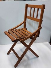 Coppia Sedie Pieghevoli Da Bambino Fratelli Reguitti (Una È Da Sistemare)