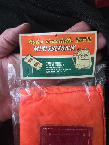 Mini zaino vintage anni - , 70