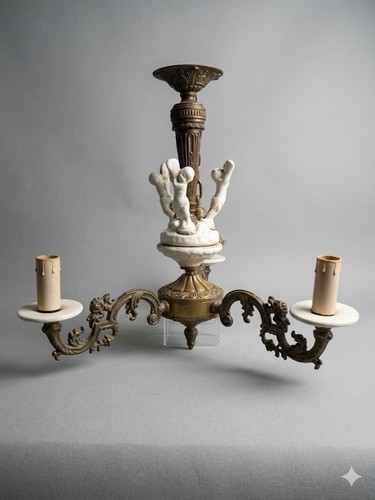 Lampadario vintage bracci - 3,