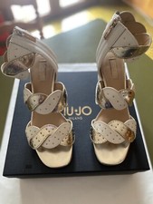 Liu Jo Sandalo Agata Bianco N. 39 Indossato Una Sola Volta