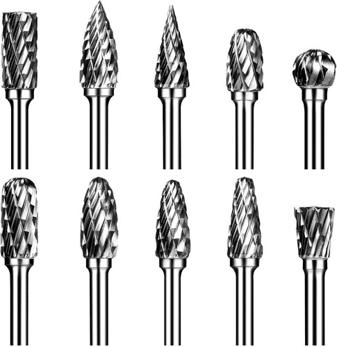 Set frese metallo duro 10 - frese,