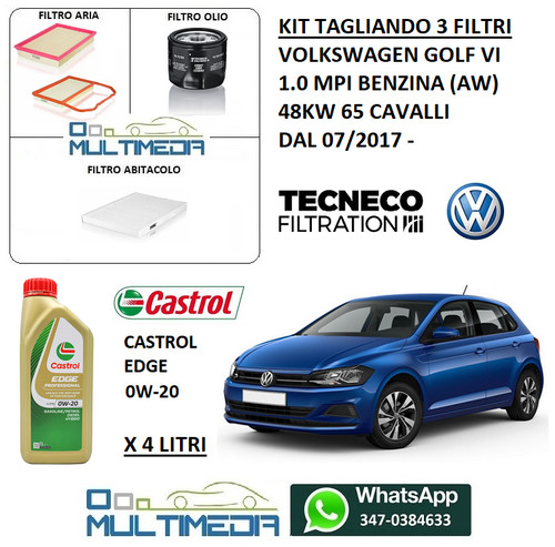 Kit tagliando filtri olio - kit,