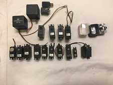 grande LOTTO servocomandi giroscopi jr graupner hitec vintage rare